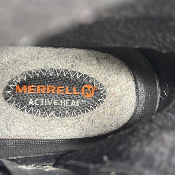 Merrell Dewbrook Boots Size 8 Brown Leather Insulated Waterproof Winter Side Zip - Picture 10 of 12